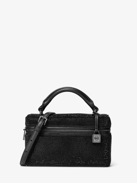 MICHAEL KORS Jana Extra-Small Embellished Suede Convertible Crossbody Bag