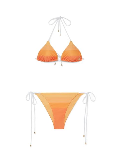 CASABLANCA Yellow Gradient Bikini Set