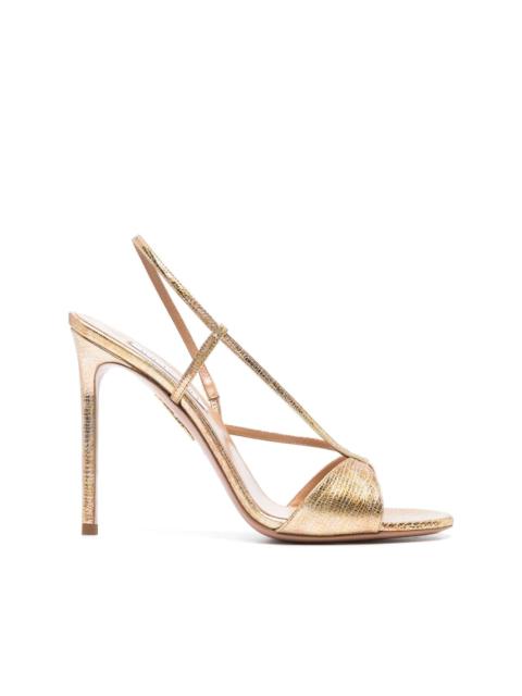 Sognare 105mm metallic sandals