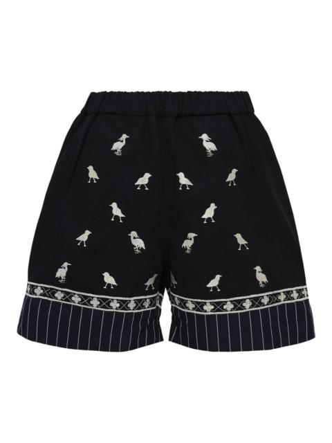 BIYAN Cotton Twill Canvas Shorts