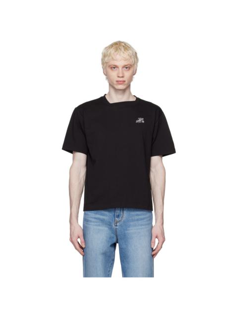 正規品・送料込み◆ADERERROR◆Dancy logo t-shirt ADER error Blue Dancy T-Shirt | REVERSIBLE