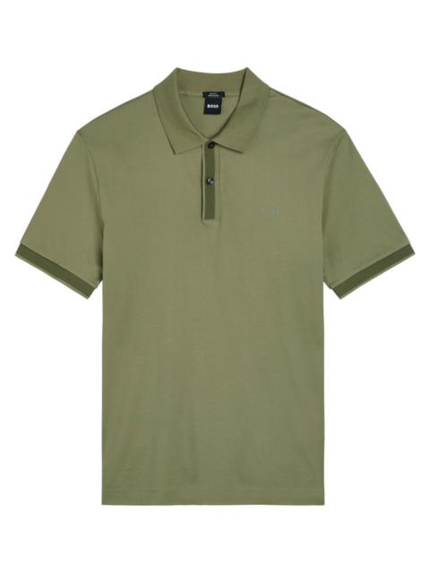 BOSS Boss Logo Jersey Polo Shirt