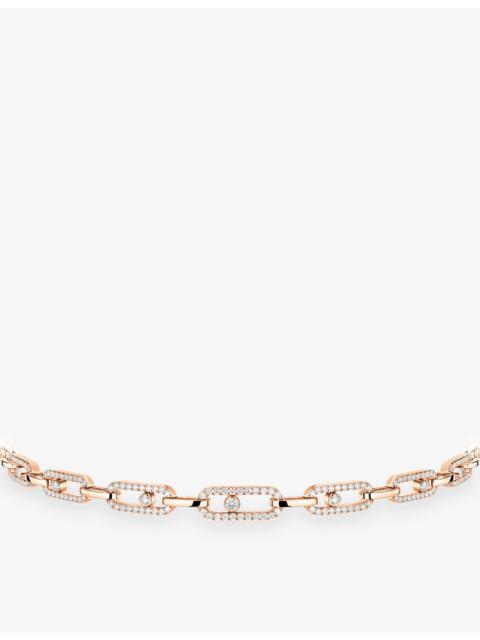 MESSIKA Move Link 1.70ct brilliant-cut diamond and 18ct yellow-gold necklace
