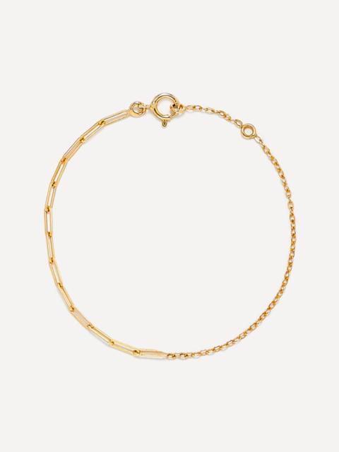 Yvonne Léon 18ct Gold Solitaire Nu Chain Bracelet