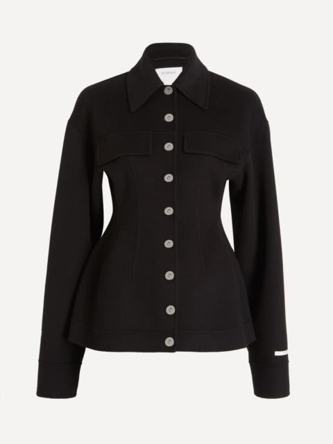 Sportmax Black Heavy Wool Jacket