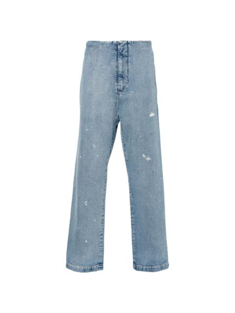 MM6 Maison Margiela paint-splatter straight-leg jeans