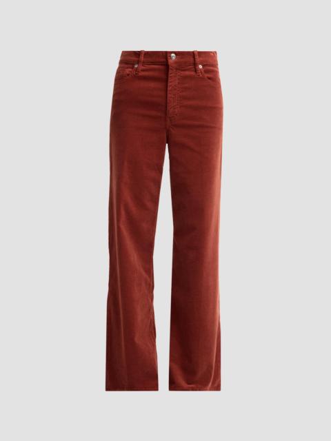 FRAME Women's Le Slim Palazzo Corduroy Jeans - Wine