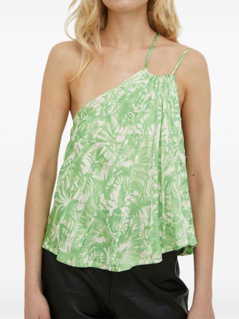 HERSKIND one-shoulder pleated top