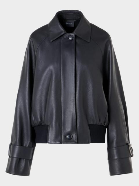 AKRIS Kallisto Lamb Nappa Leather Jacket