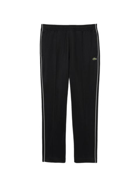LACOSTE side-stripe track pants