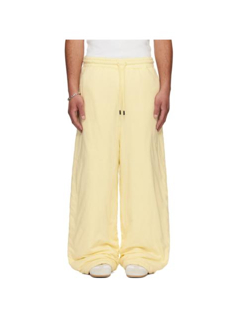 LU'U DAN Off-White Wadded Bontans Sweatpants