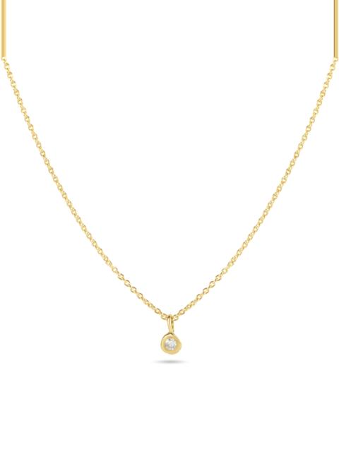 STONE AND STRAND Teeny Diamond Choker Necklace