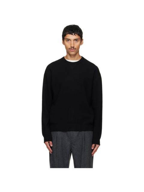 SOLID HOMME Black Wool Sweater