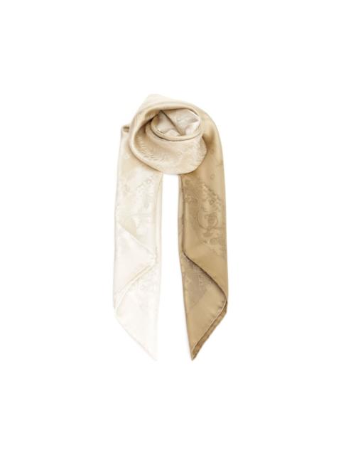 FERRAGAMO Palazzo Jacquard Silk Scarf