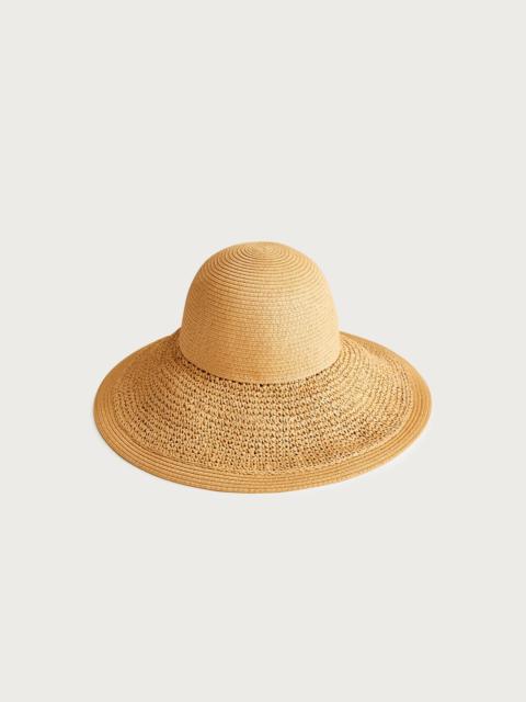 J.CREW Textured summer straw hat