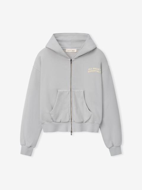 ESSENTIALS Womens 90s Full Zip Hoodie