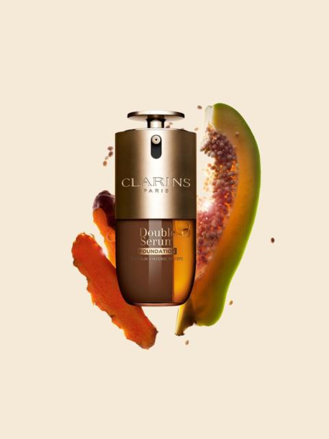 CLARINS DOUBLE SERUM® Foundation: Luminous Foundation with Skincare Benefits