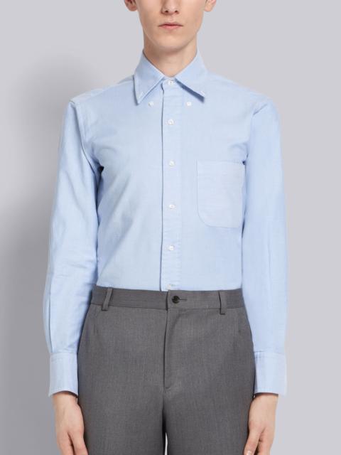 Thom Browne Light Blue Oxford Slim Fit Shirt