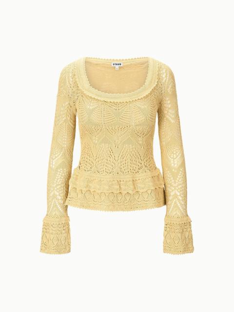 STAUD STAUD ROZELLA TOP BUTTER