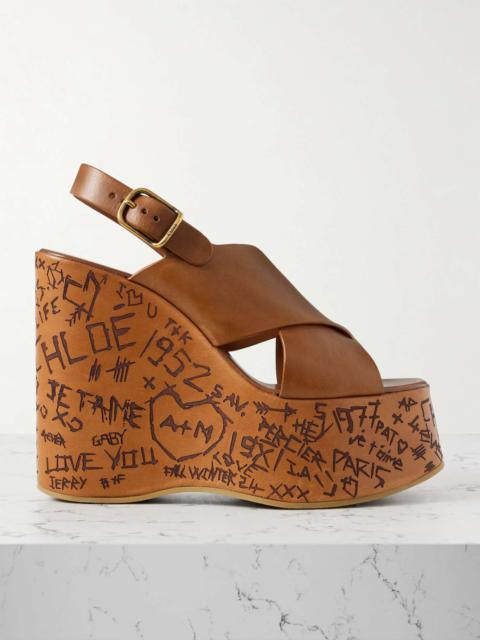 Chloé MAXIME WEDGE SANDAL | REVERSIBLE