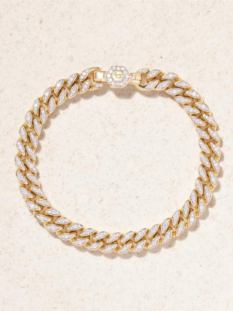 DAVID YURMAN 18-karat Gold Diamond Bracelet
