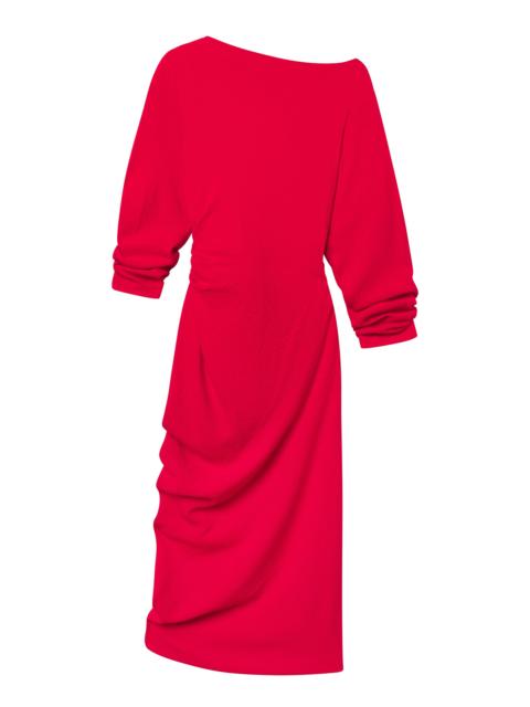 A.L.C. Sandra Textured Crepe Midi Dress