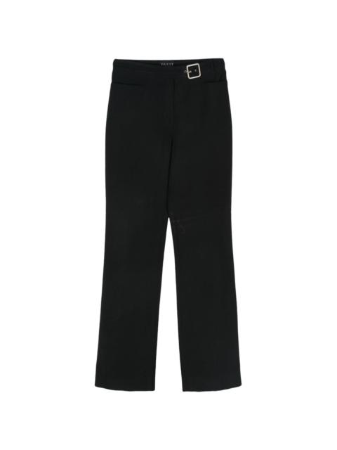 2000s logo-buckle trousers