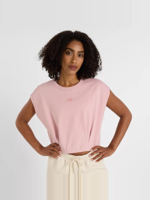 New Balance Heritage French Terry Crop T-Shirt