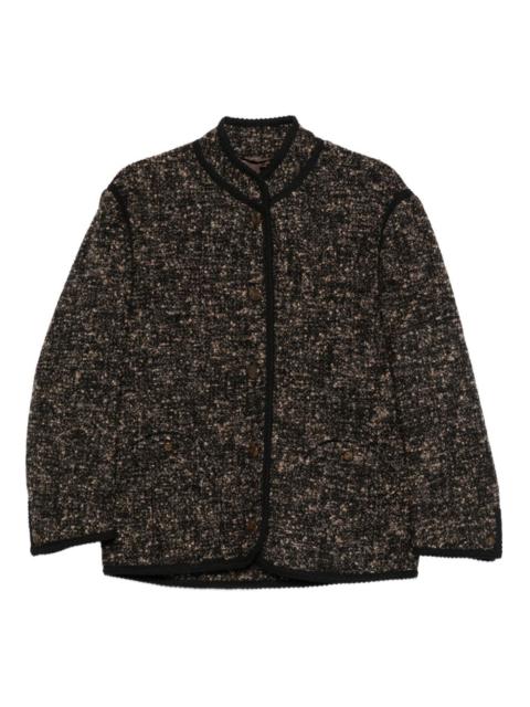 BLAZÉ MILANO tweed button-fastening jacket