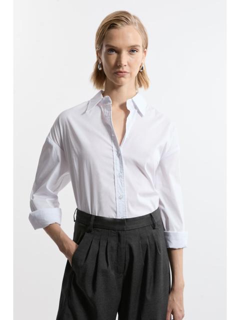 KAREN MILLEN Tailored Cotton Button Through Shirt