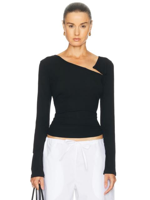 DEIJI STUDIOS Shoulder Tie Top