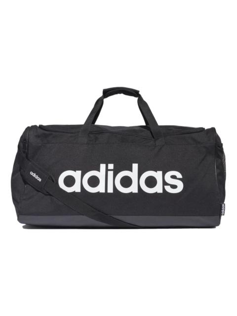 adidas adidas Linear Logo Duffel Bag Large 'Black White' FM2400