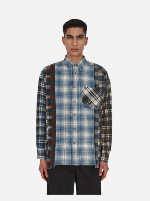 NEEDLES 7 Cuts Wide Flannel Shirt Multicolor