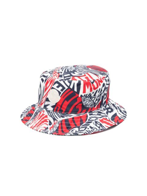 Moncler logo-print bucket hat