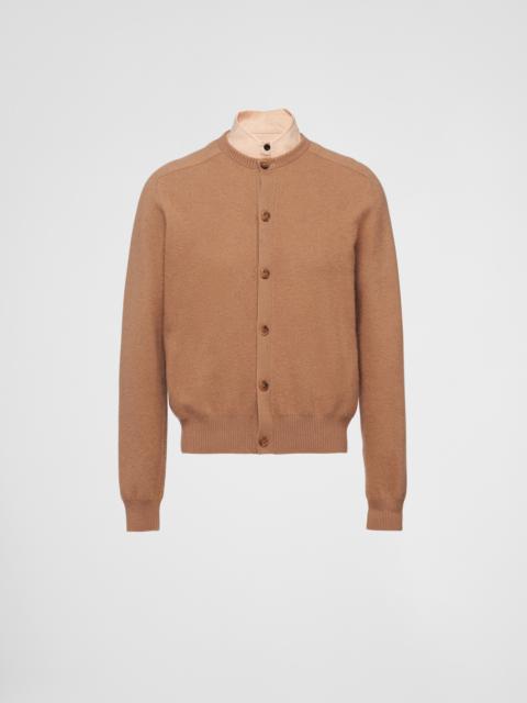 Prada Cashmere cardigan with collar