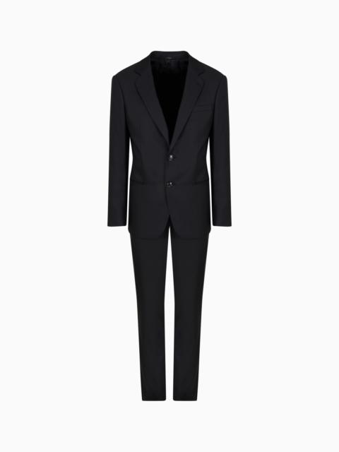 GIORGIO ARMANI Soho Line 단결된 양모와 캐시미어