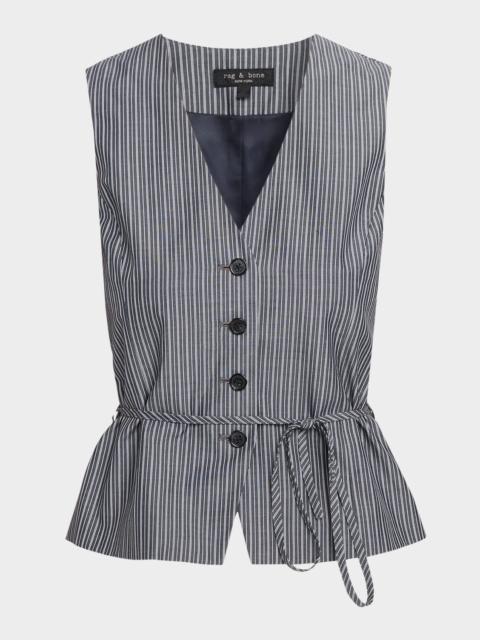 rag & bone Paulette Stripe Vest