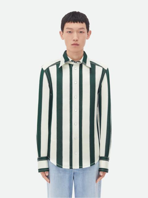 Striped Cotton Viscose Shirt