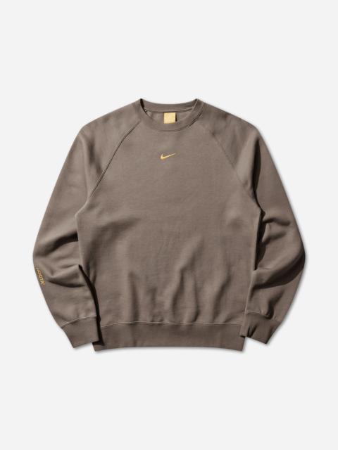 Nike Men's NOCTA Fleece Crewneck Sweatshirt Olive Grey