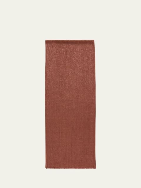 Brunello Cucinelli Cashmere & Silk Lurex Scarf