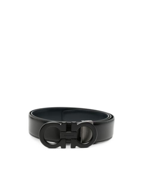 FERRAGAMO Gancini buckle leather belt