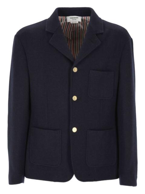 Thom Browne patch-pocket long-sleeve jacket