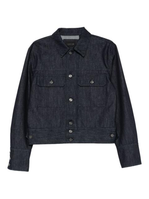 LACOSTE long-sleeved denim jacket