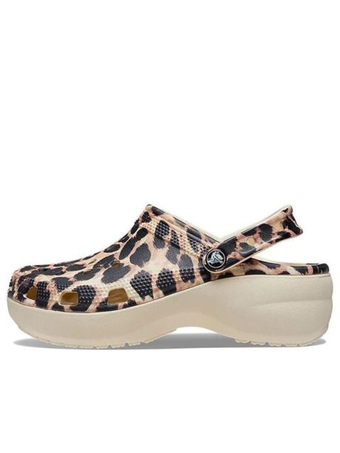 crocs (WMNS) Crocs Classic Platform 'Leopard' 207844-2Y4