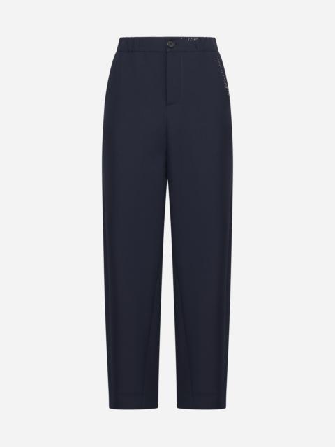 Virgin wool trousers