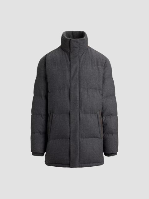 Polo Ralph Lauren Men's The Decker Wool-Blend Down Coat - Barclay Heather