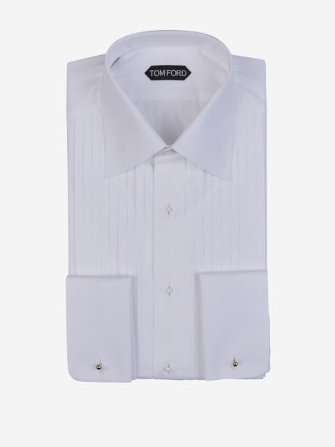 TOM FORD COTTON DRAPED SHIRT