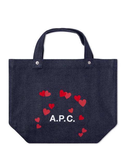 A.P.C. Valentines Logo Mini Tote Bag