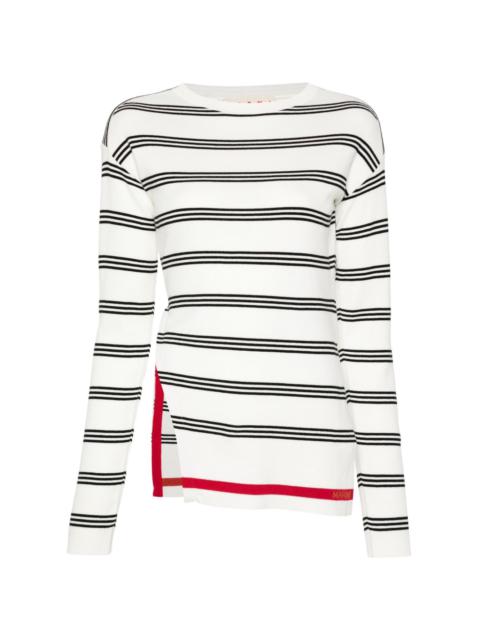 striped cotton jumper