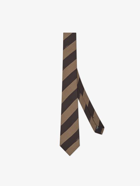 FENDI Multicolor silk tie